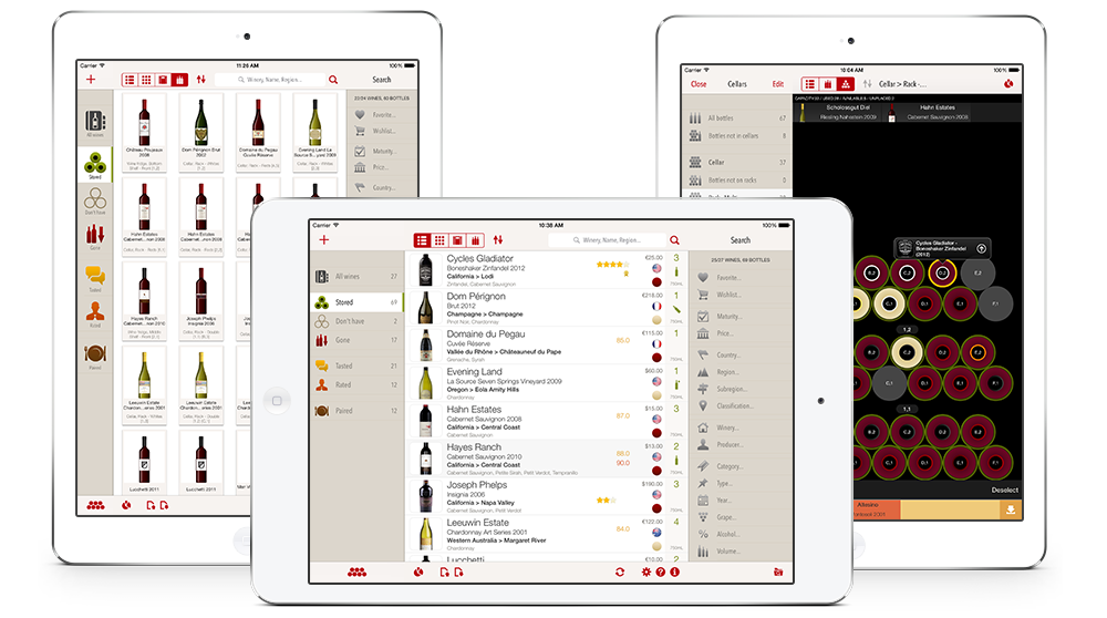 VinoCell THE wine cellar APP