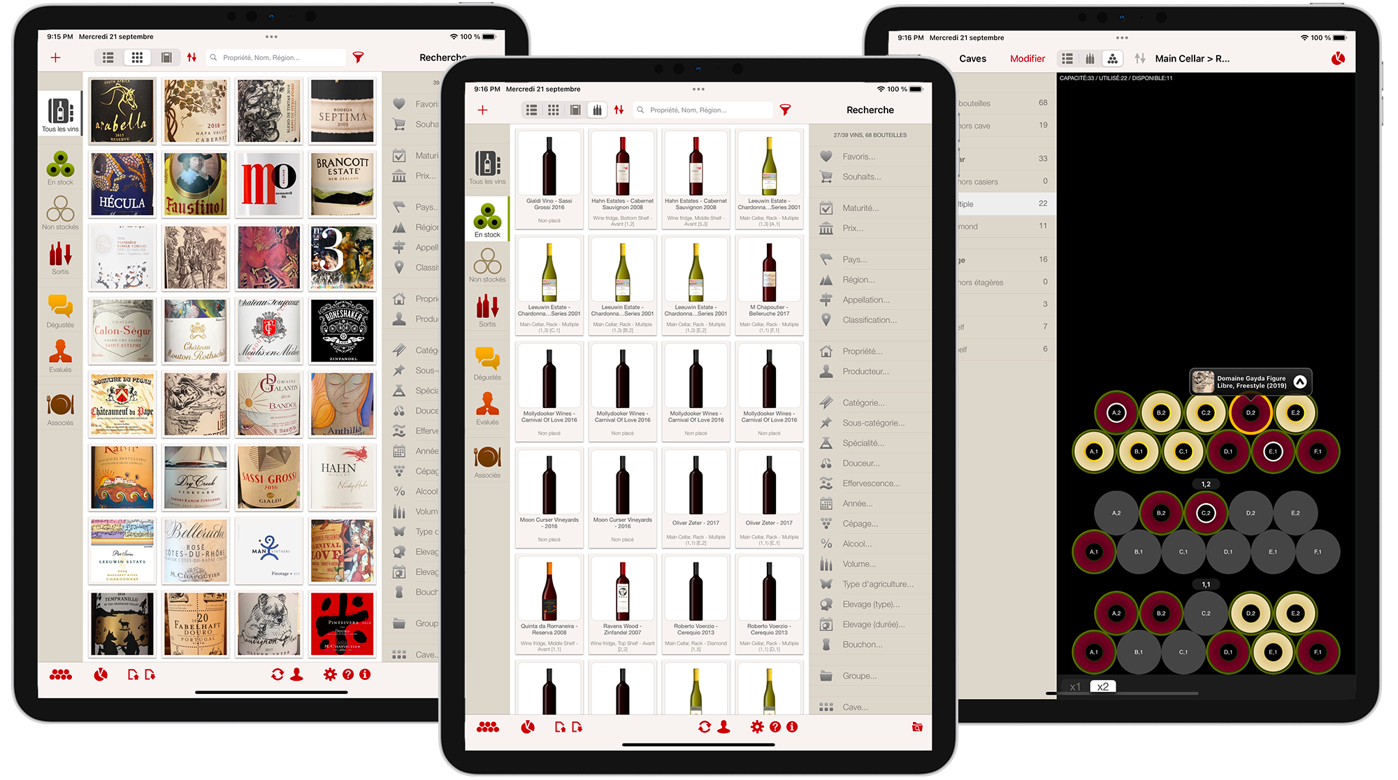 VinoCell THE wine cellar APP